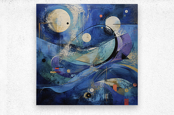 Oceanic Hymn in Blue and Gold