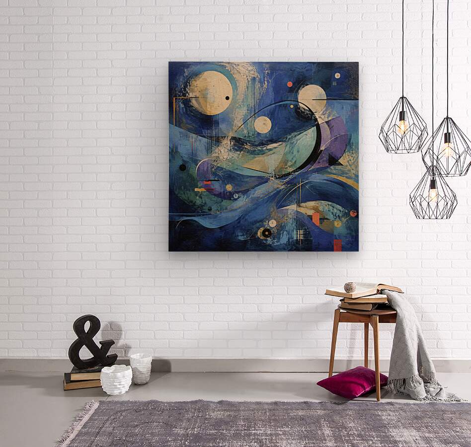 Oceanic Hymn in Blue and Gold