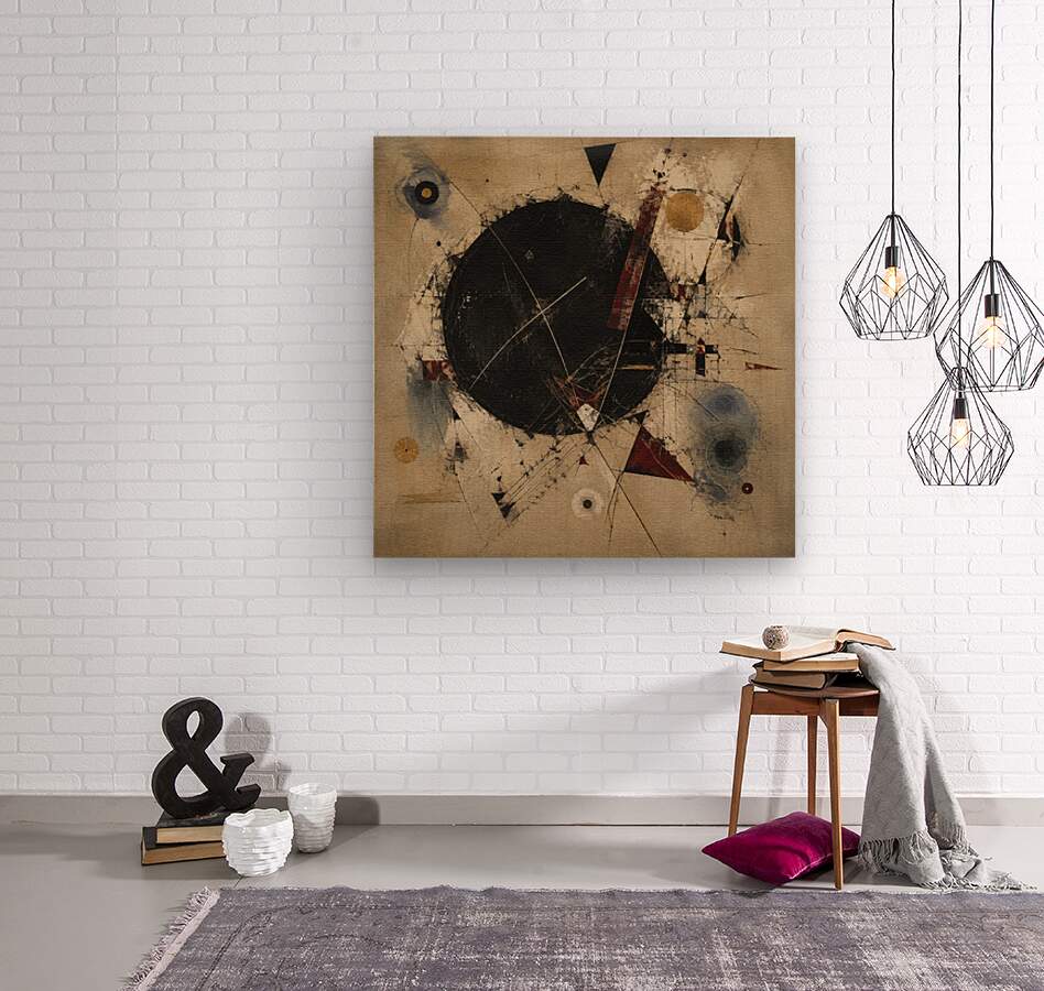 Black Rhythm in Linen and Gold
