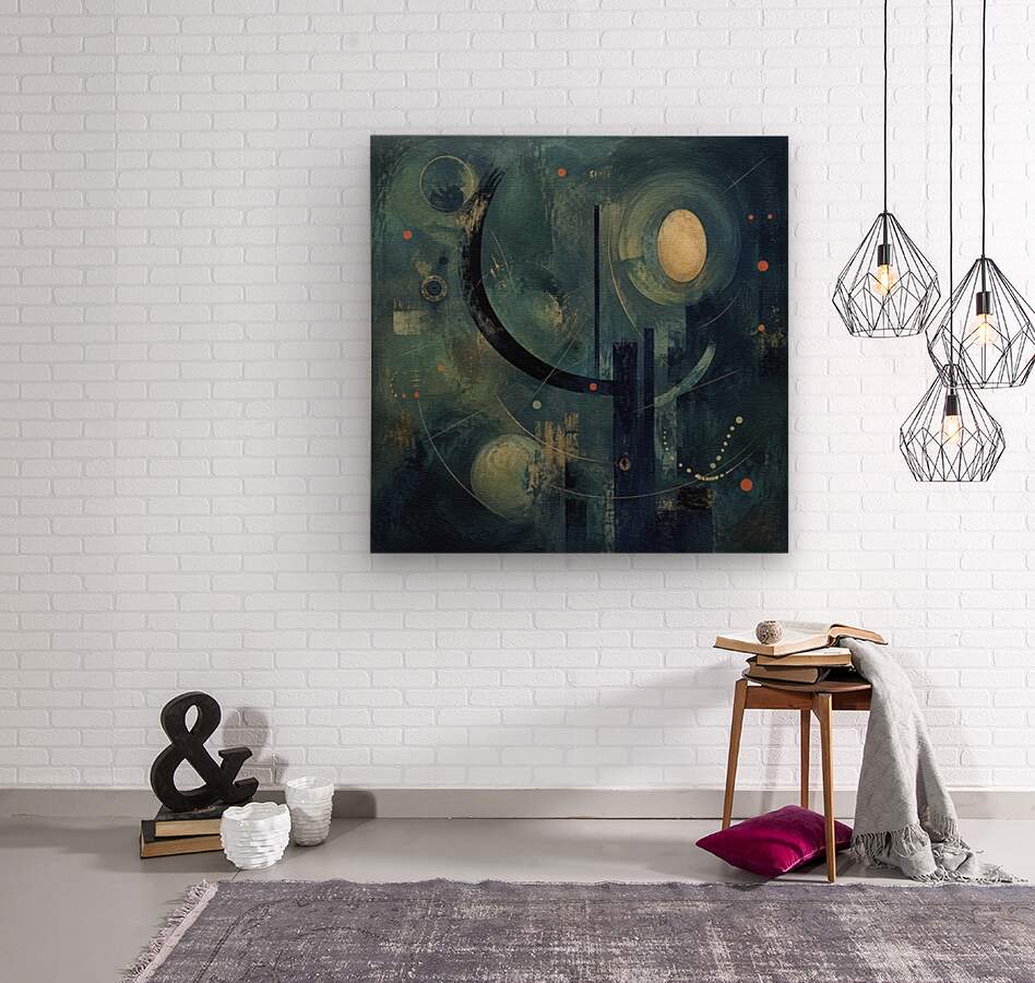Teal Nocturne in Motion