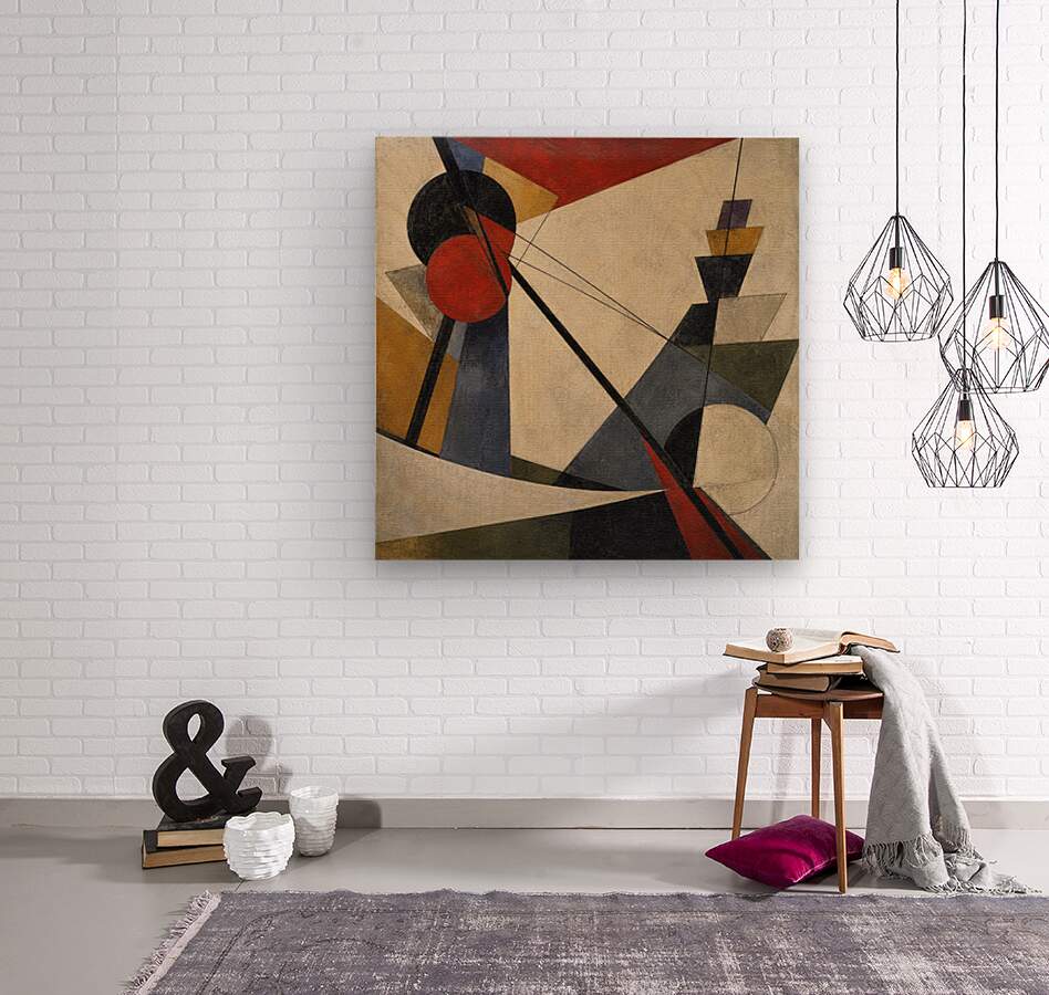 Suspended geometric counterweights